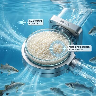 ASD-002 Anionenaustauschharz Makroporöse Perlen 99,8% Reinheit für die Aquakultur